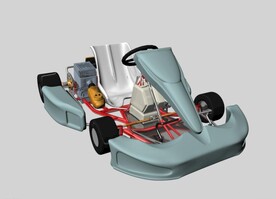 竞赛卡丁车模型