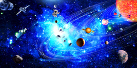 宇宙星空太阳系