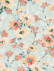 清新雅致手绘花