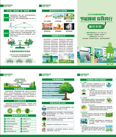 全国节能宣传周三折页