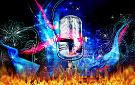 夜店音乐背景装饰画