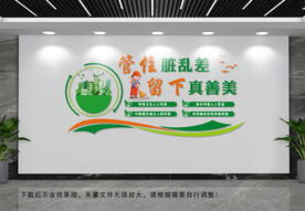 城乡人居环境文化墙