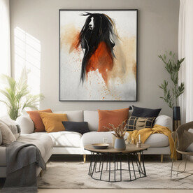 客厅装饰画样机