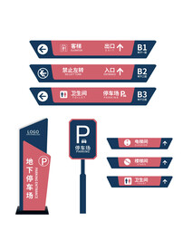 停车场牌