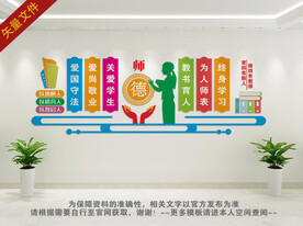 师德展板