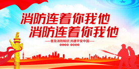 消防安全宣传标语展板