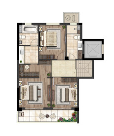 户型图 家配图 洋房图图片