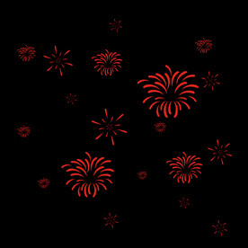 新年春节元旦节日庆典灿烂烟花