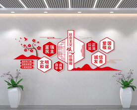 核心价值观文化墙