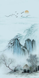 简清 大气新玄关画 tiF分层