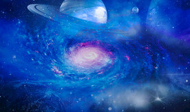 蓝色星空软膜天花