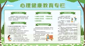 心理健康教育宣传栏