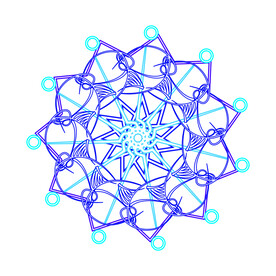 魔法阵矢量分层可编辑矢量图