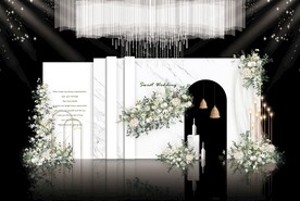 小清新婚礼效果图