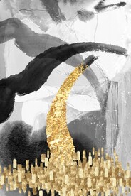 黑白抽象艺术画