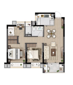 户型图 家配图 洋房图图片