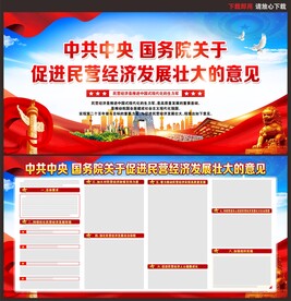 关于促进民营经济发展壮大的意见