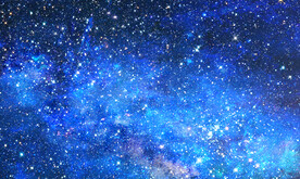 蓝色星空背景