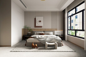 3D效果图室内设计卧室效果图