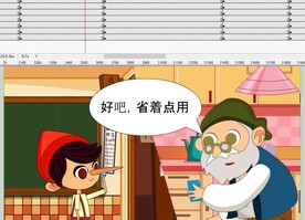 木偶人物父子的对话谈话源文件f