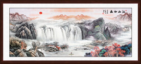 江山如画国画