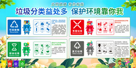 垃圾分类展板