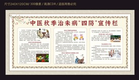 中医秋季治未病宣传栏
