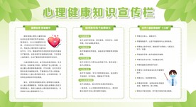 心理健康教育宣传栏