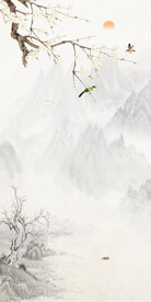 复式楼玄关背景墙