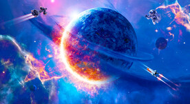 太空宇宙星空软膜背景