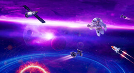 星空太空人背景墙