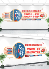 民族团结文化墙