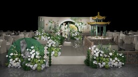 新中式婚礼草图大师su模型