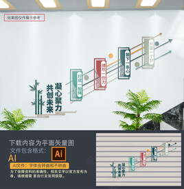 企业楼梯团队标语