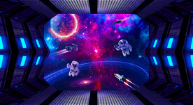 宇宙星空立体画