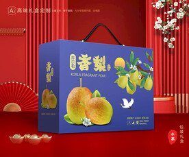香梨礼盒 梨包装