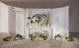 欧式婚礼草图大师su模型