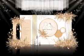 香槟色婚礼背景