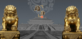 金狮石狮子雄狮