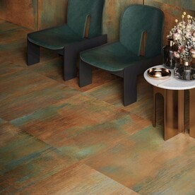 沙发休闲区特写 意式瓷砖