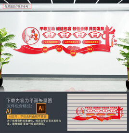 商会宗旨文化墙