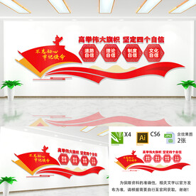 四个意识文化墙