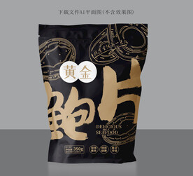 黄金鲍片包装