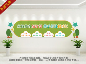 家校教育文化墙