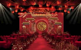 中式婚礼效果图