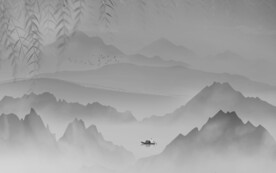 别墅 新传灰色山水 TiF分层