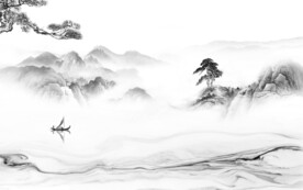 高清 新传灰色山水 TiF分层