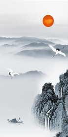 高清 新清晰玄关画 Tif分层