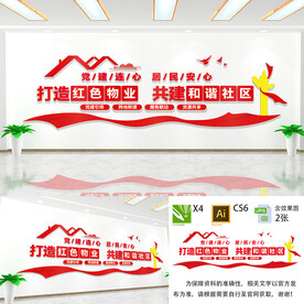 打造红色物业文化墙