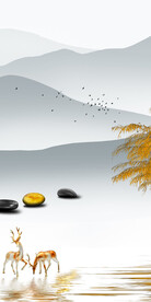 淡雅 现代玄关新画 TiF分层